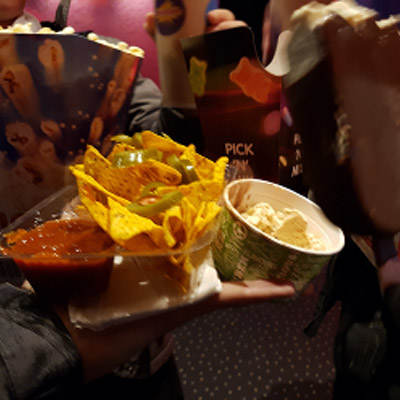 Cinema food and popcorn