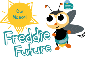 Picture of our mascot Freddie Future